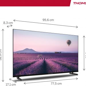 THOMSON 43» (109 cm) | Full HD LED Smart Android TV, Diseño sin bordes