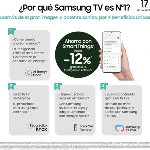 Samsung TV QLED 2023 43Q60C | Smart TV de 43″, con Tecnología Quantum dot