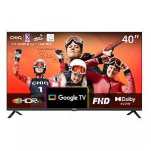 CHiQ Smart TV 40 Pulgadas, Full HD 1080P, diseño sin Marco, Google TV | Liquidación