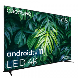 Cecotec LED 65″ Smart TV A2 Serie. 4K UHD, Android 11, Diseño sin Marco, Dolby Vision.
