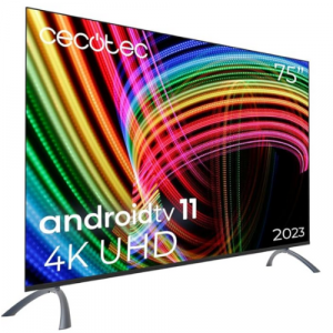 Cecotec Smart TV LED 75″ A3 Series | 4k UHD, Asistente inteligente de Voz y Chromecast